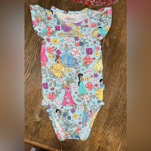 Posh Peanut Princess Floral Bodysuit